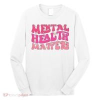 Mental Health Matters Groovy Psychologist Therapy Squad Long Sleeve Shirt thumb 0