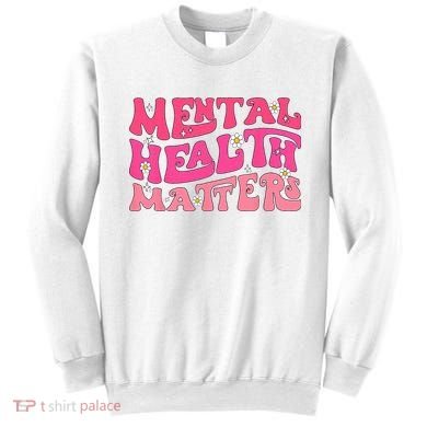 Mental Health Matters Groovy Psychologist Therapy Squad Sweatshirt