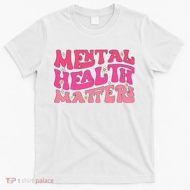 Mental Health Matters Groovy Psychologist Therapy Squad T-Shirt