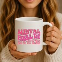 Mental Health Matters Groovy Psychologist Therapy Squad Coffee Mug thumb 3