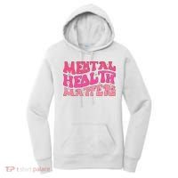 Mental Health Matters Groovy Psychologist Therapy Squad Women's Hoodie thumb 0