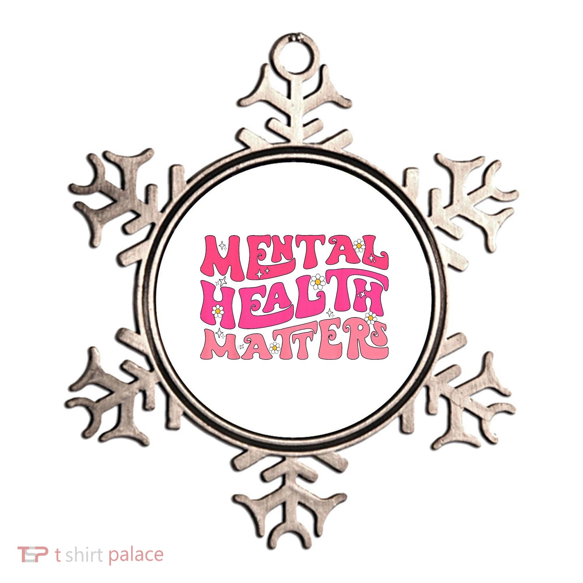 Mental Health Matters Groovy Psychologist Therapy Squad Ornament