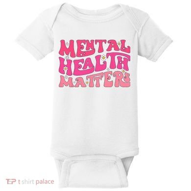 Mental Health Matters Groovy Psychologist Therapy Squad Baby Bodysuit
