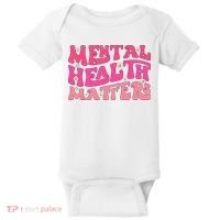 Mental Health Matters Groovy Psychologist Therapy Squad Baby Bodysuit thumb 0