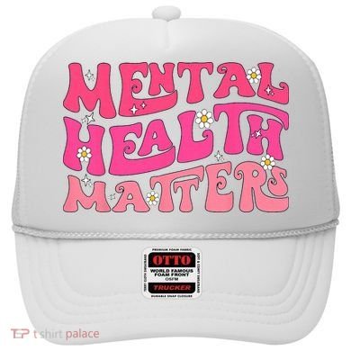 Mental Health Matters Groovy Psychologist Therapy Squad Hat