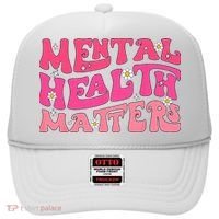 Mental Health Matters Groovy Psychologist Therapy Squad Hat thumb 0