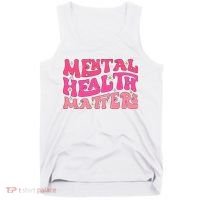 Mental Health Matters Groovy Psychologist Therapy Squad Tank Top thumb 0