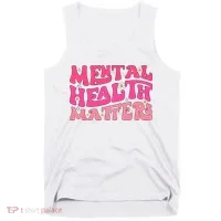 Mental Health Matters Groovy Psychologist Therapy Squad Tank Top thumb 0
