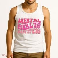 Mental Health Matters Groovy Psychologist Therapy Squad Tank Top thumb 3