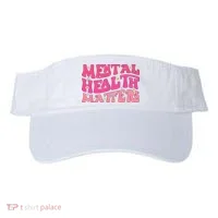 Mental Health Matters Groovy Psychologist Therapy Squad Visor thumb 0