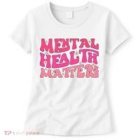 Mental Health Matters Groovy Psychologist Therapy Squad Women's T-Shirt thumb 0