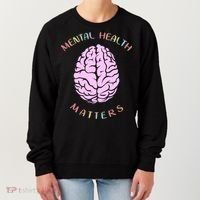 Mental Health Matters Brain Women's Sweatshirt thumb 0