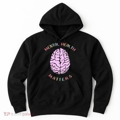 Mental Health Matters Brain Hoodie