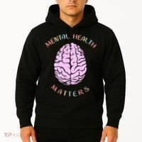 Mental Health Matters Brain Hoodie thumb 2