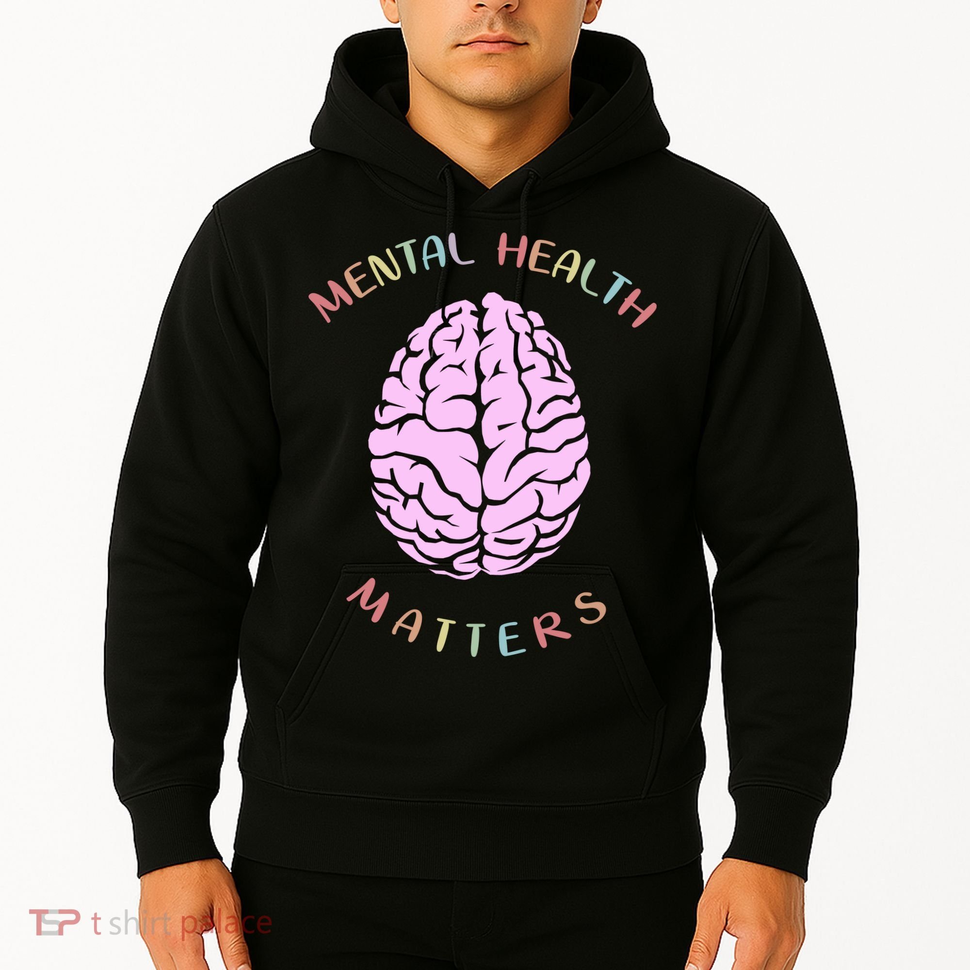 Mental Health Matters Brain Hoodie