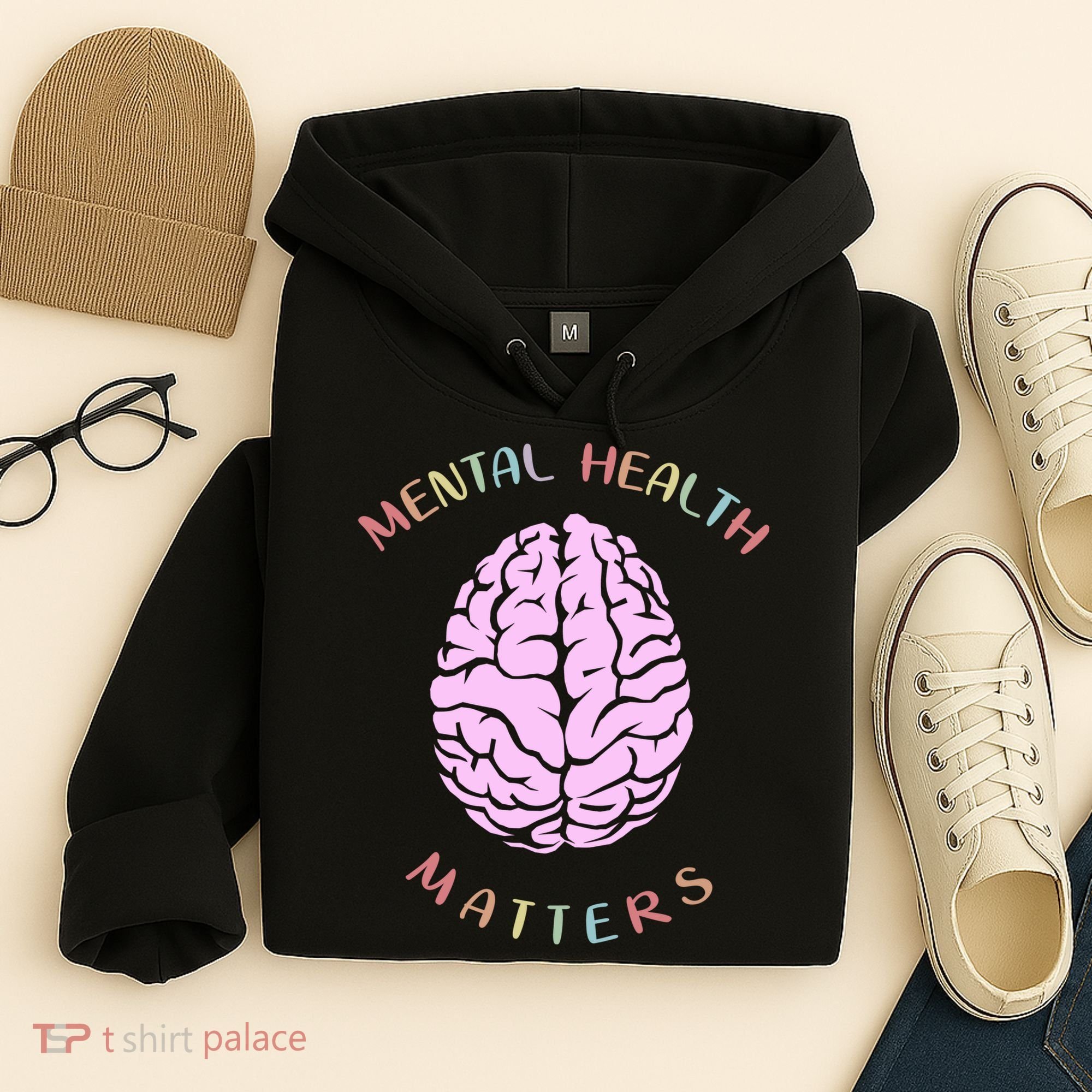 Mental Health Matters Brain Hoodie