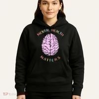 Mental Health Matters Brain Hoodie thumb 5