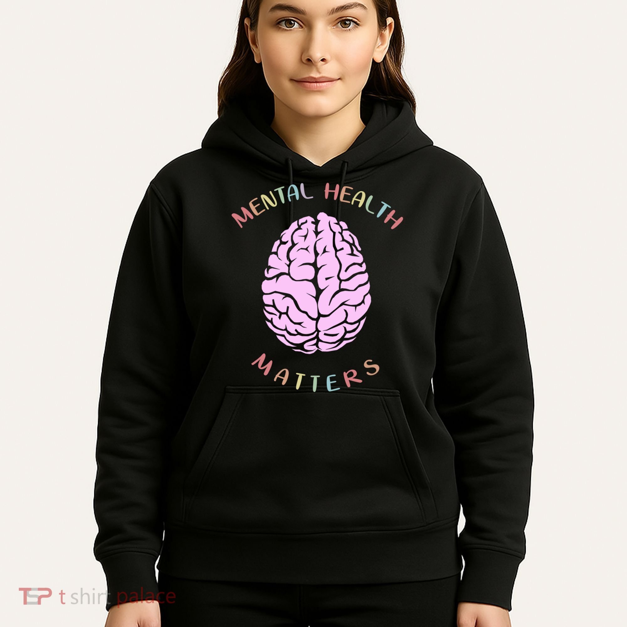 Mental Health Matters Brain Hoodie
