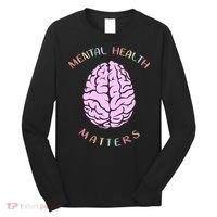 Mental Health Matters Brain Long Sleeve Shirt thumb 0
