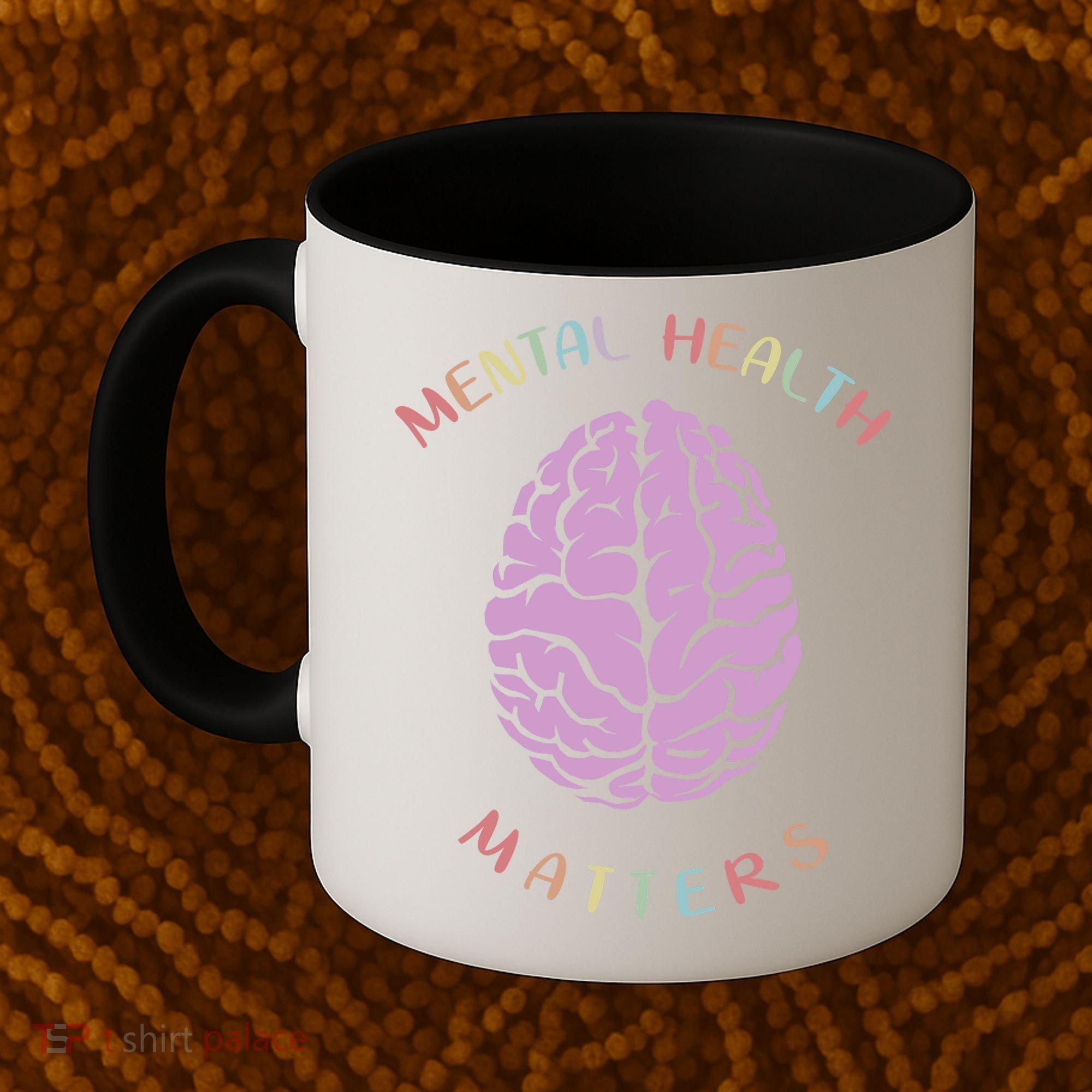 Mental Health Matters Brain Coffee Mug
