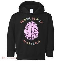 Mental Health Matters Brain Toddler Hoodie thumb 0
