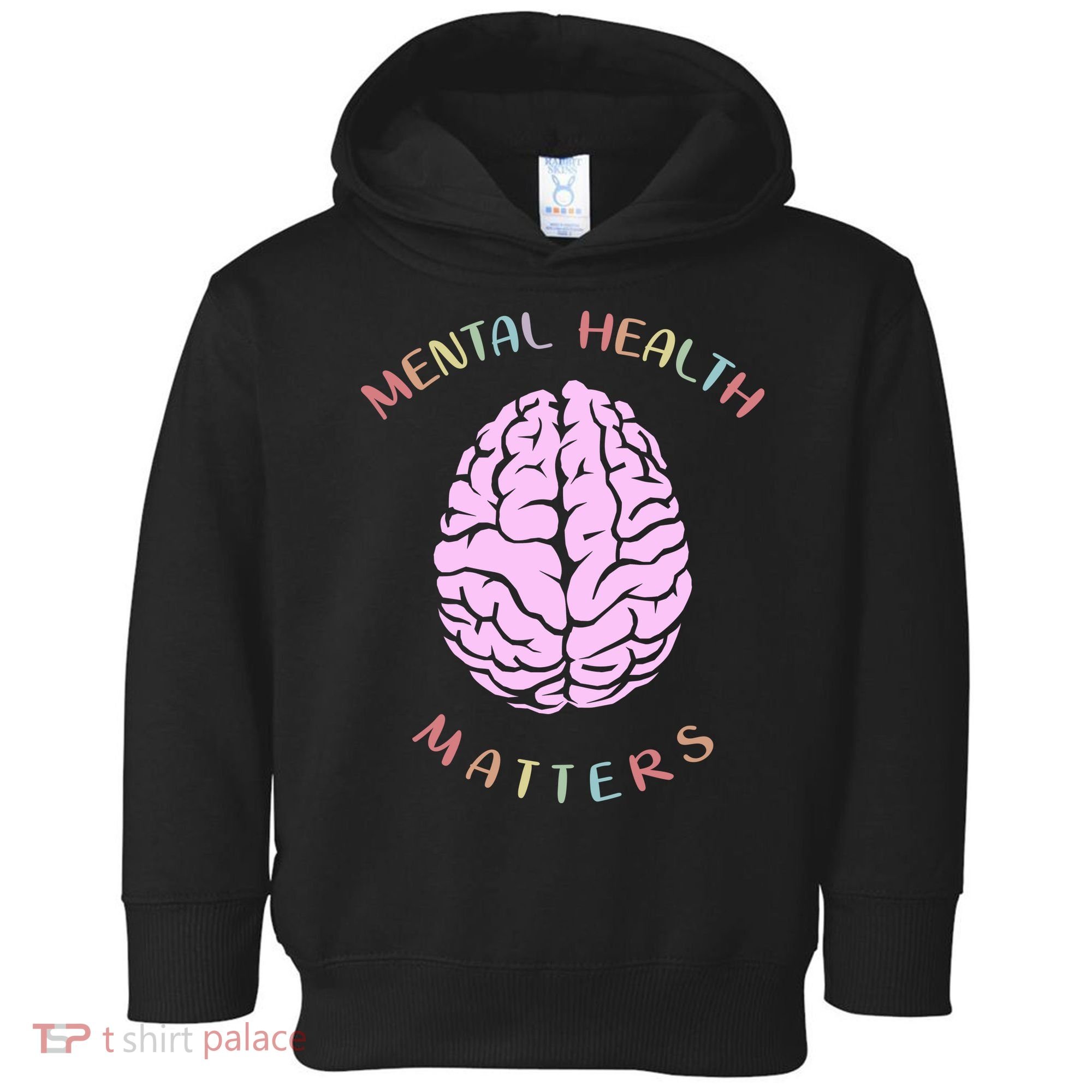 Mental Health Matters Brain Toddler Hoodie