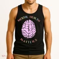 Mental Health Matters Brain Tank Top thumb 3