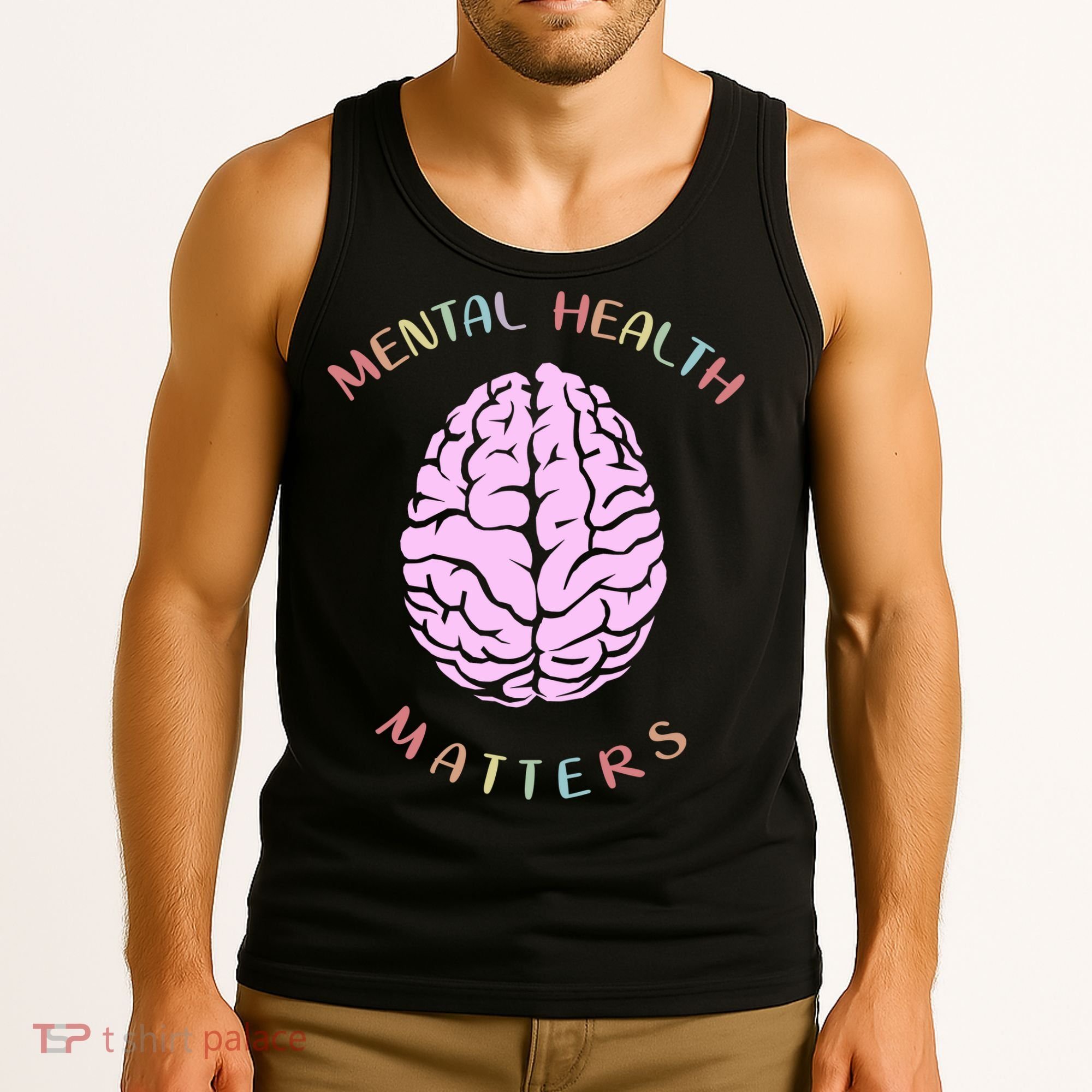 Mental Health Matters Brain Tank Top