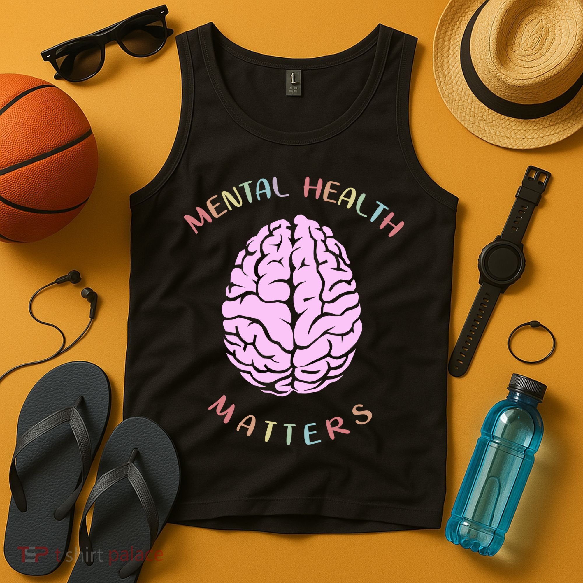 Mental Health Matters Brain Tank Top