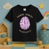 Mental Health Matters Brain Toddler T-Shirt thumb 3