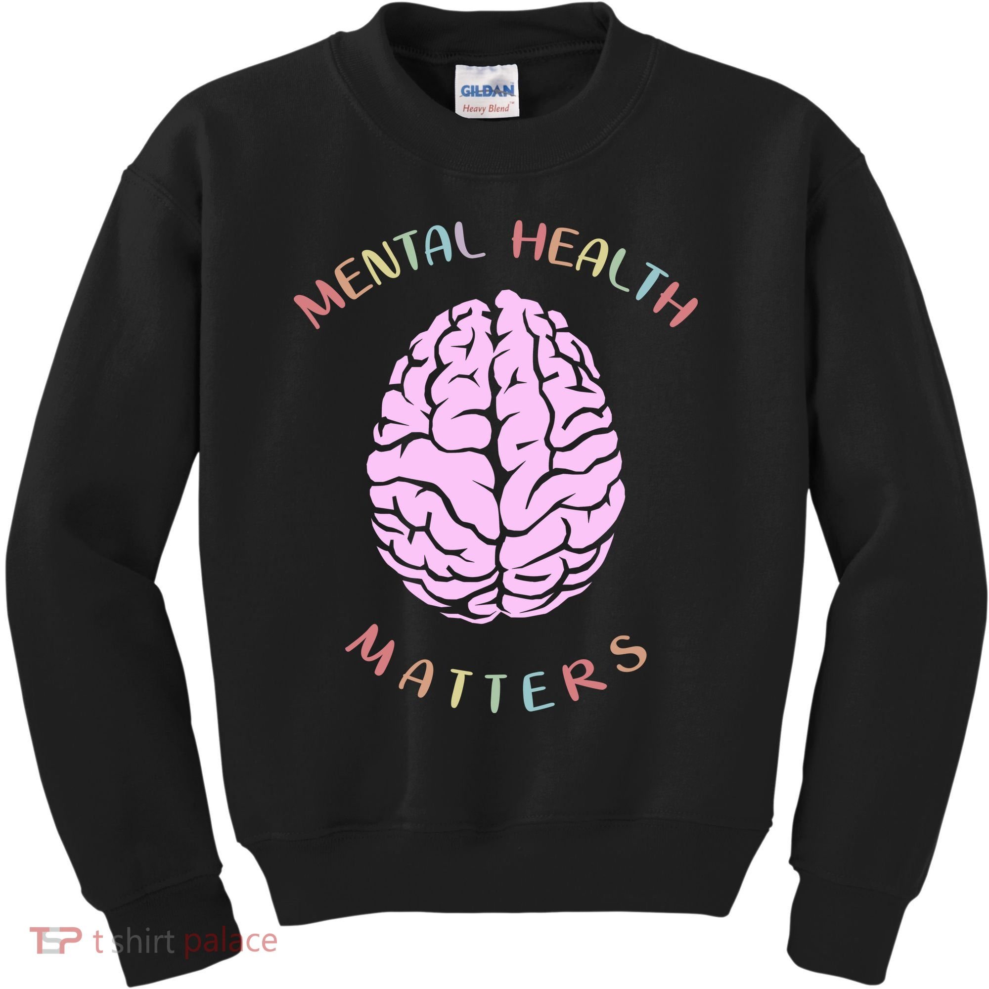 Mental Health Matters Brain Kids Sweatshirt