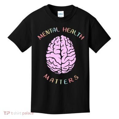 Mental Health Matters Brain Kids T-Shirt