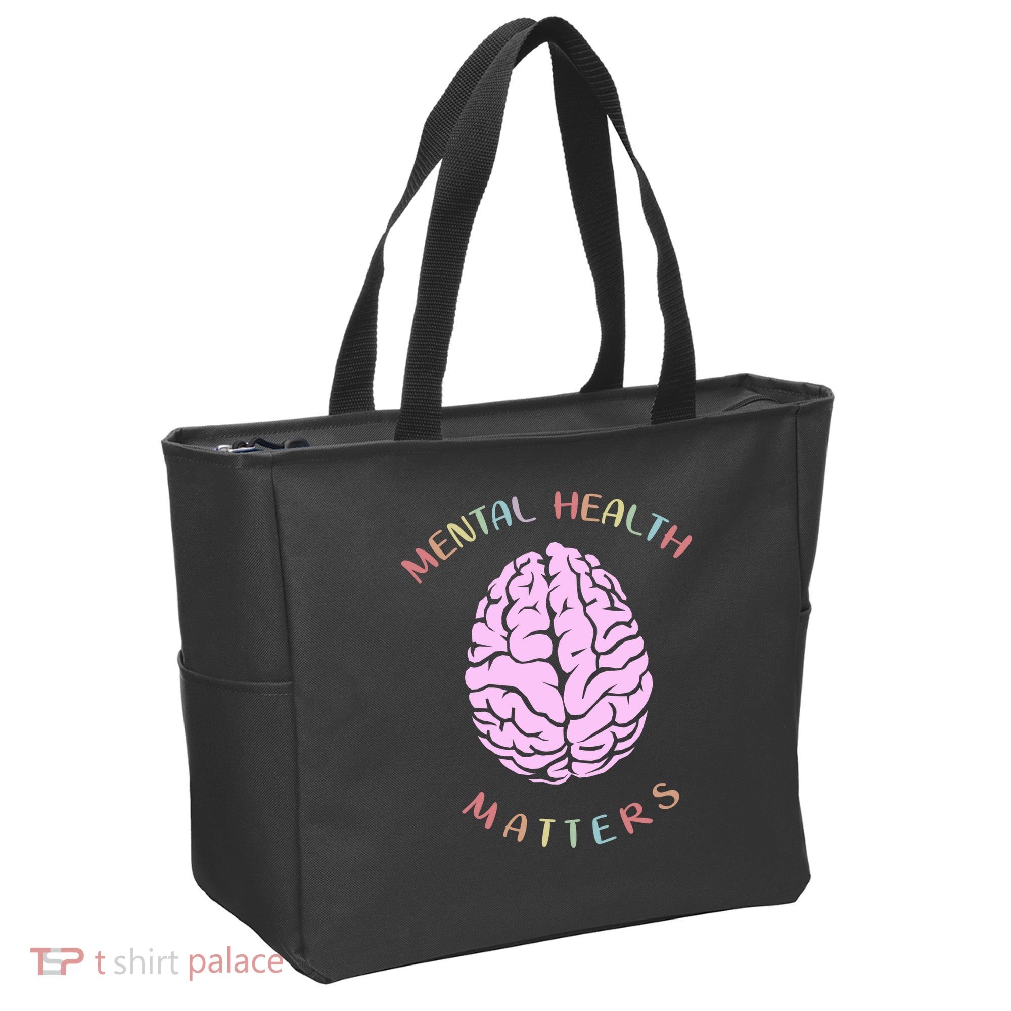 Mental Health Matters Brain Tote Bag