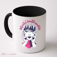 Mental Health Matters S Care Positivity Natural Forest Cute Gift Coffee Mug thumb 0