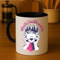Mental Health Matters S Care Positivity Natural Forest Cute Gift Coffee Mug thumb 4