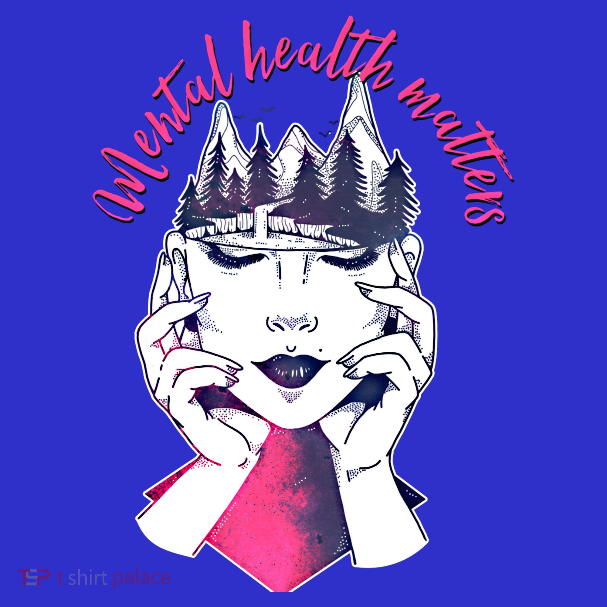 Mental Health Matters S Care Positivity Natural Forest Cute Gift Sweatshirt