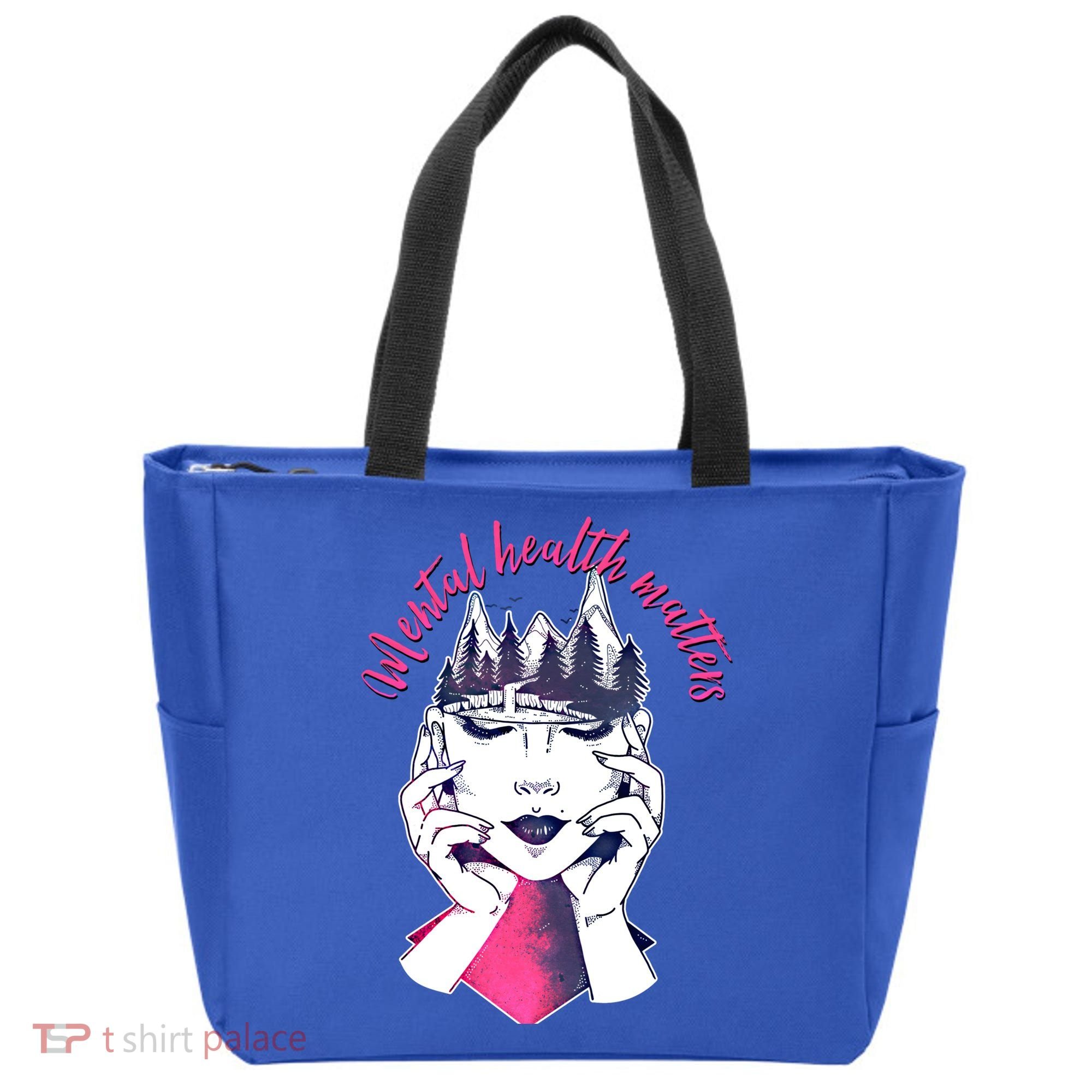 Mental Health Matters S Care Positivity Natural Forest Cute Gift Tote Bag