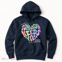Mental Health Matters Tomorrow Needs You Suicide Prevention Hoodie thumb 0