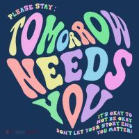 Mental Health Matters Tomorrow Needs You Suicide Prevention Coaster thumb 2
