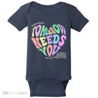 Mental Health Matters Tomorrow Needs You Suicide Prevention Baby Bodysuit thumb 0