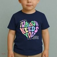 Mental Health Matters Tomorrow Needs You Suicide Prevention Toddler T-Shirt thumb 2