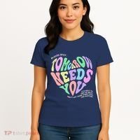 Mental Health Matters Tomorrow Needs You Suicide Prevention Women's T-Shirt thumb 4