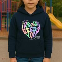 Mental Health Matters Tomorrow Needs You Suicide Prevention Kids Hoodie thumb 3