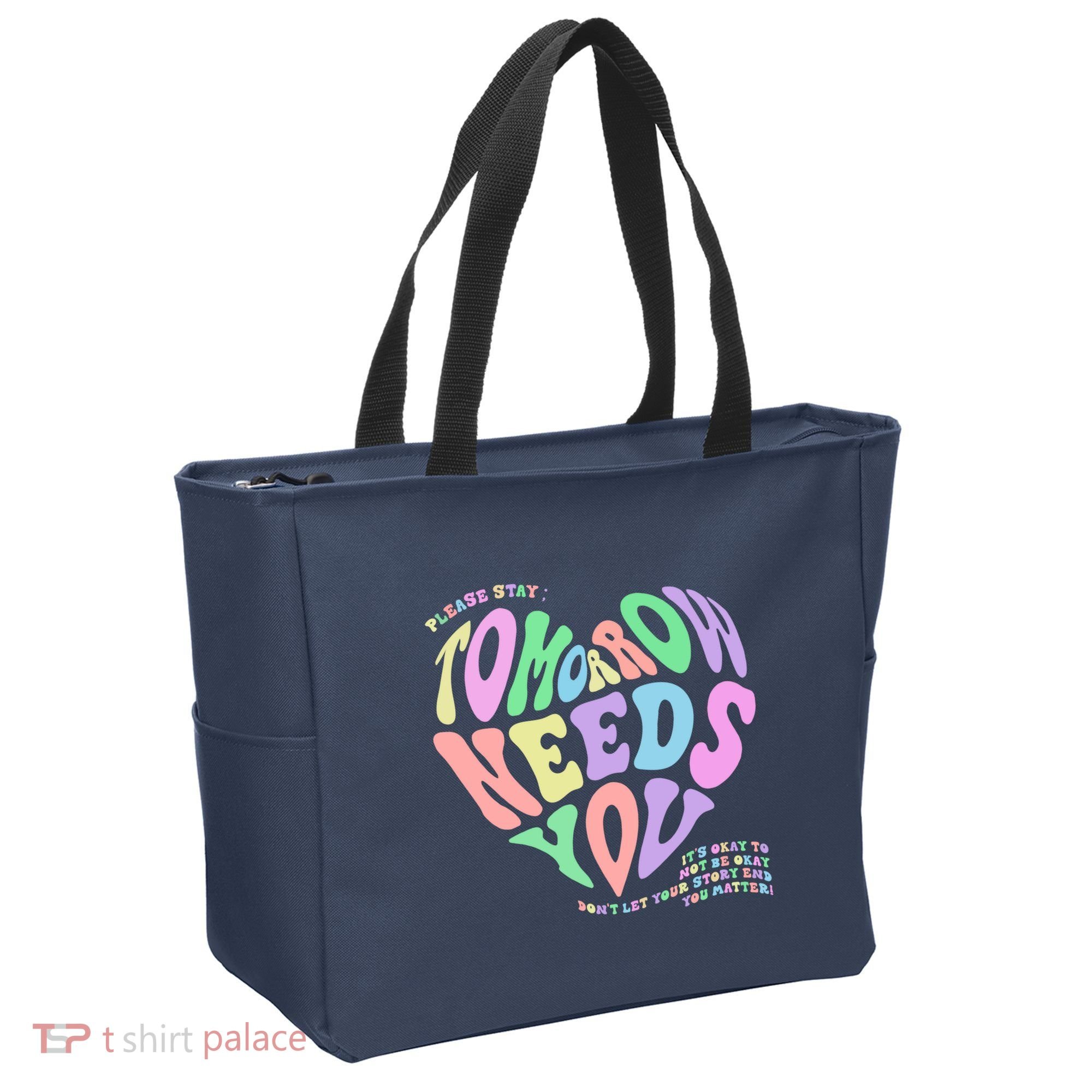 Mental Health Matters Tomorrow Needs You Suicide Prevention Tote Bag