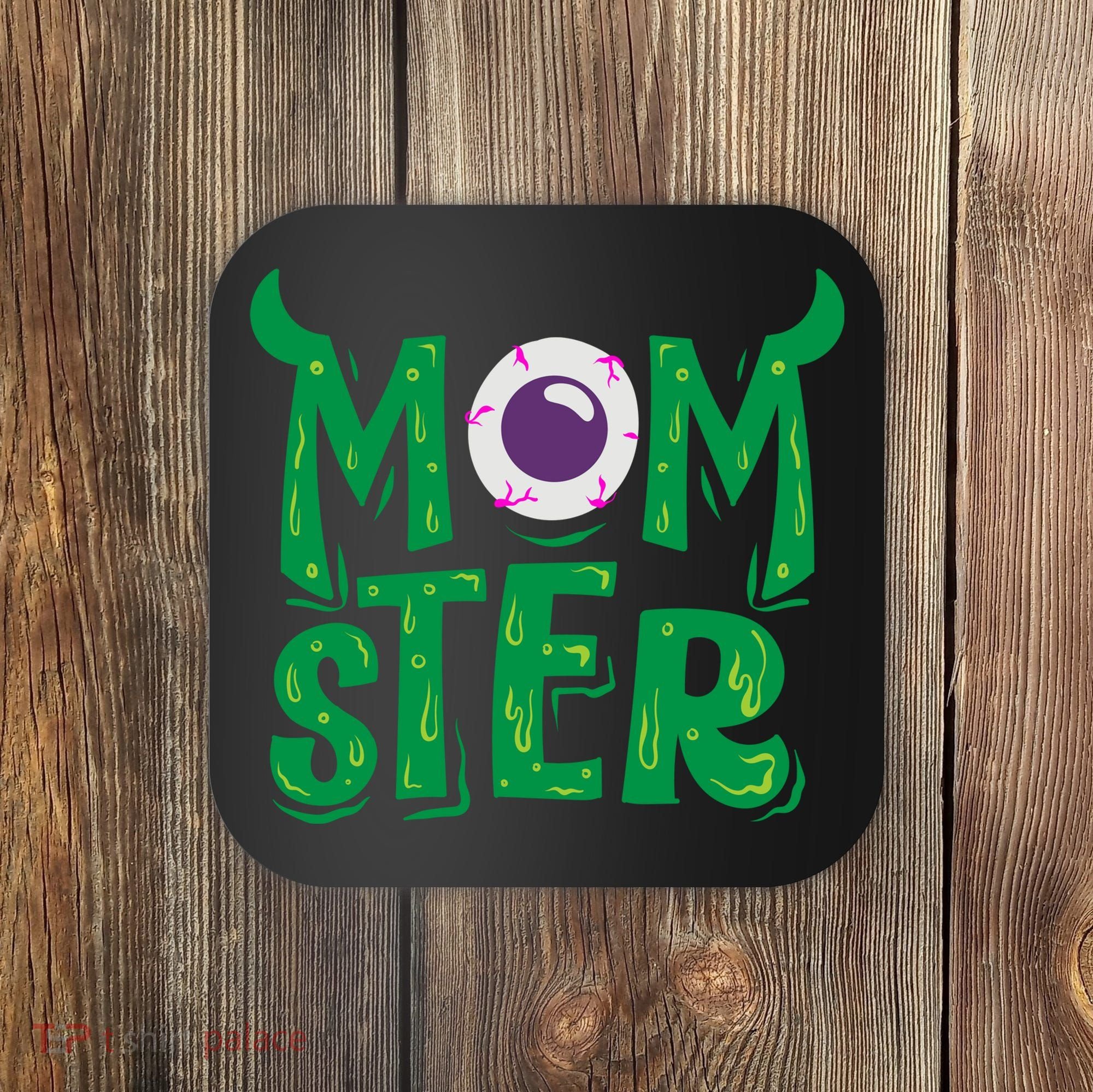Momster Halloween Mom Coaster
