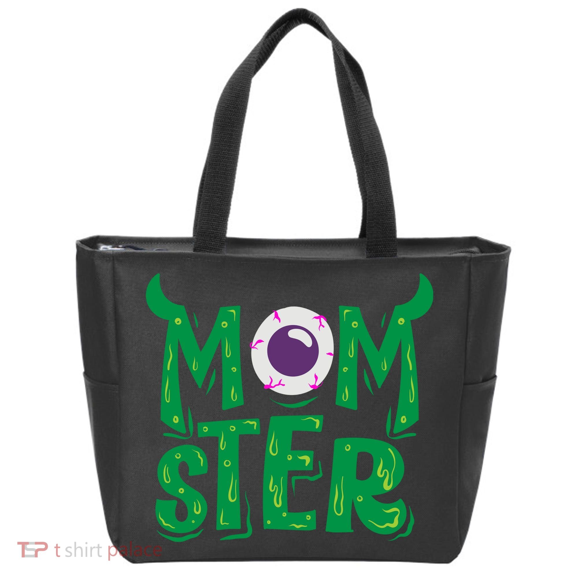 Momster Halloween Mom Tote Bag