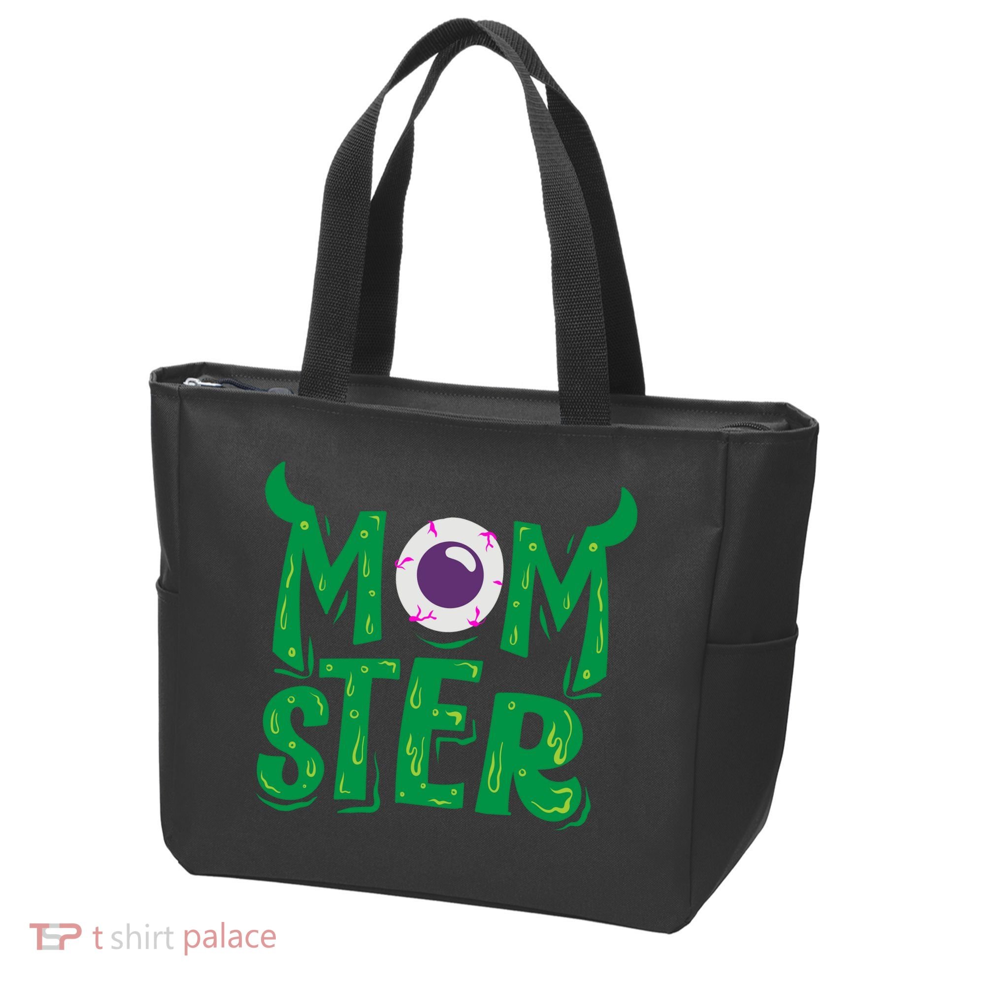 Momster Halloween Mom Tote Bag