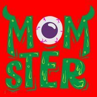 Momster Halloween Mom Santa Hat thumb 1