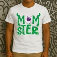 Momster Halloween Mom T-Shirt thumb 3