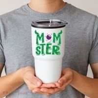 Momster Halloween Mom Tumbler thumb 2